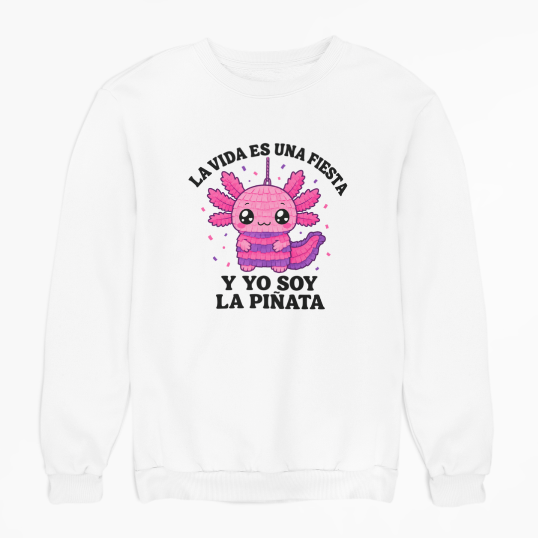 Sudadera Ajolotito Soy La Piñata Unisex