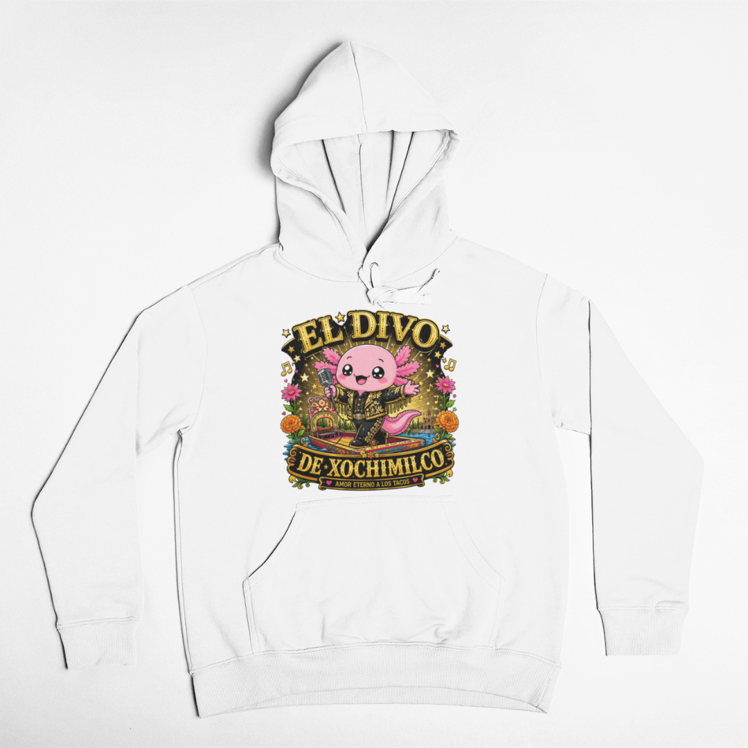Hoodie Ajolotito El Divo Unisex