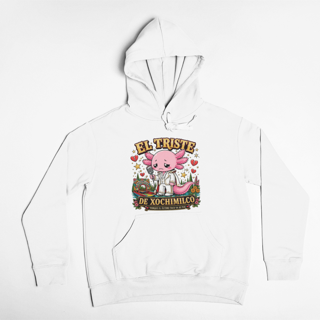 Hoodie Ajolotito El Triste Unisex