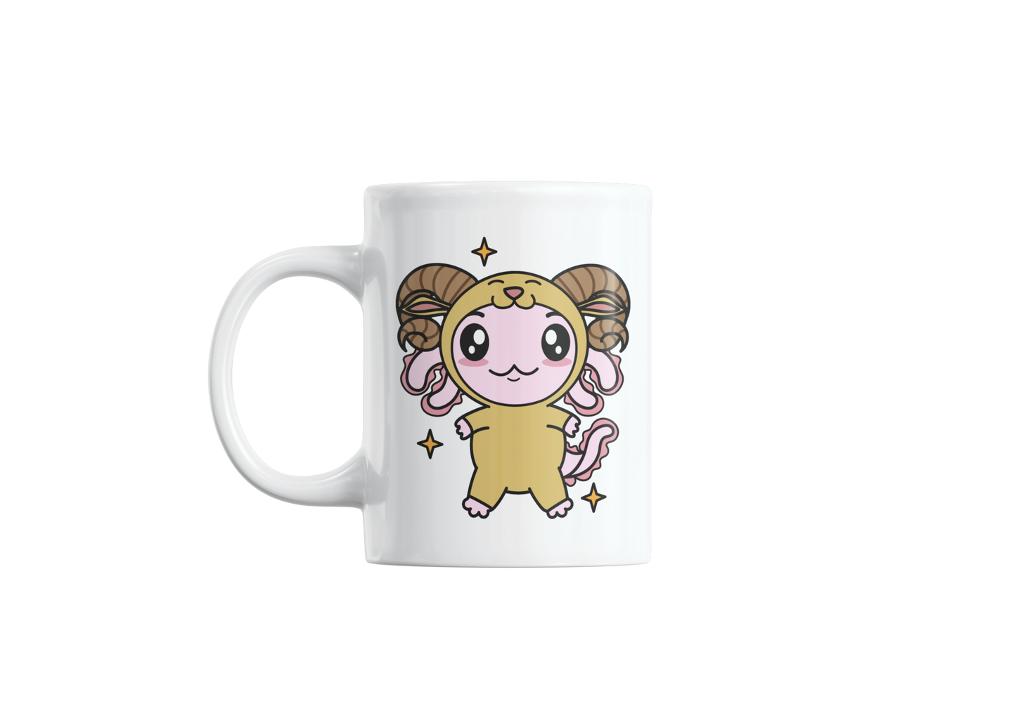 Taza Axolotzin Horóscopos Aries Ajolote