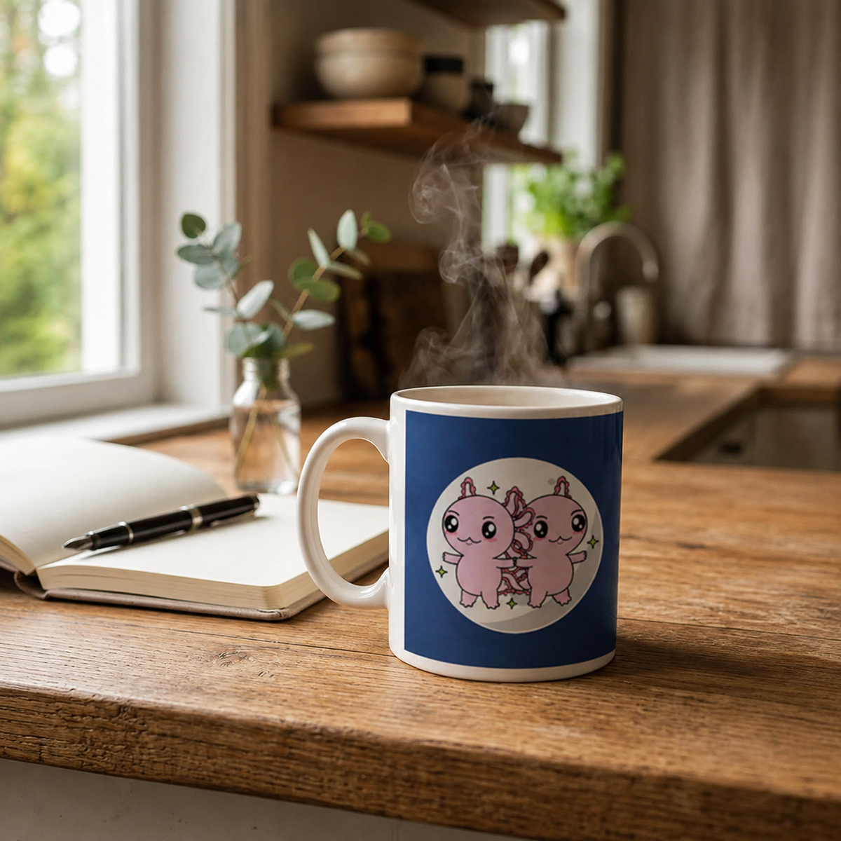 Taza Vers. 2 Axolotzin Horóscopos Géminis Ajolote