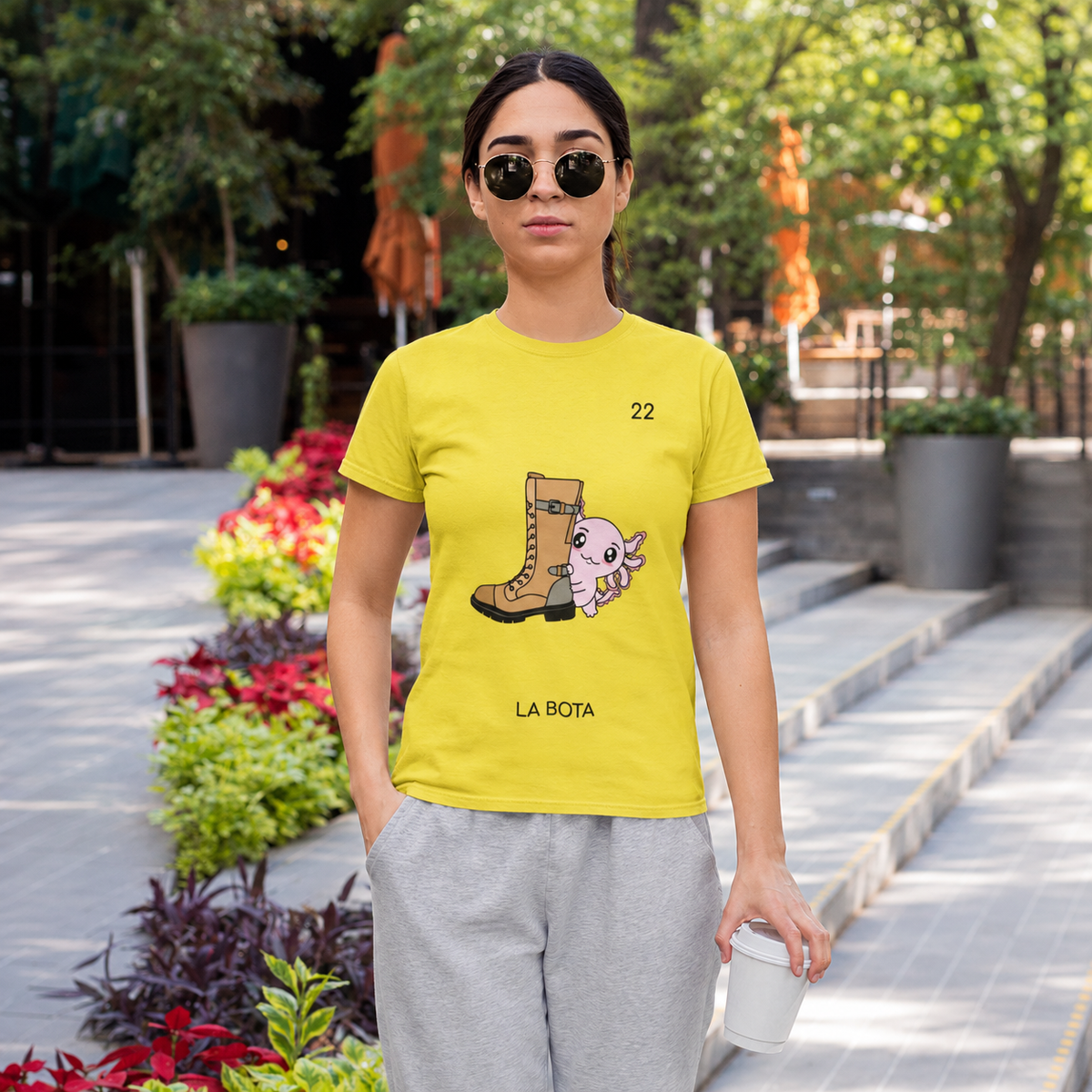 Playera Axoloteria La Bota Ajolote