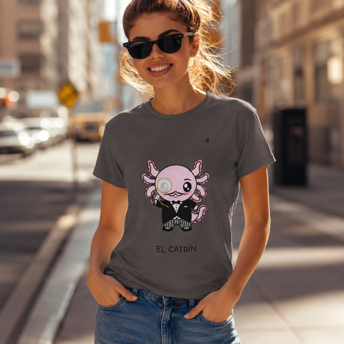 Playera Axoloteria El Catrin