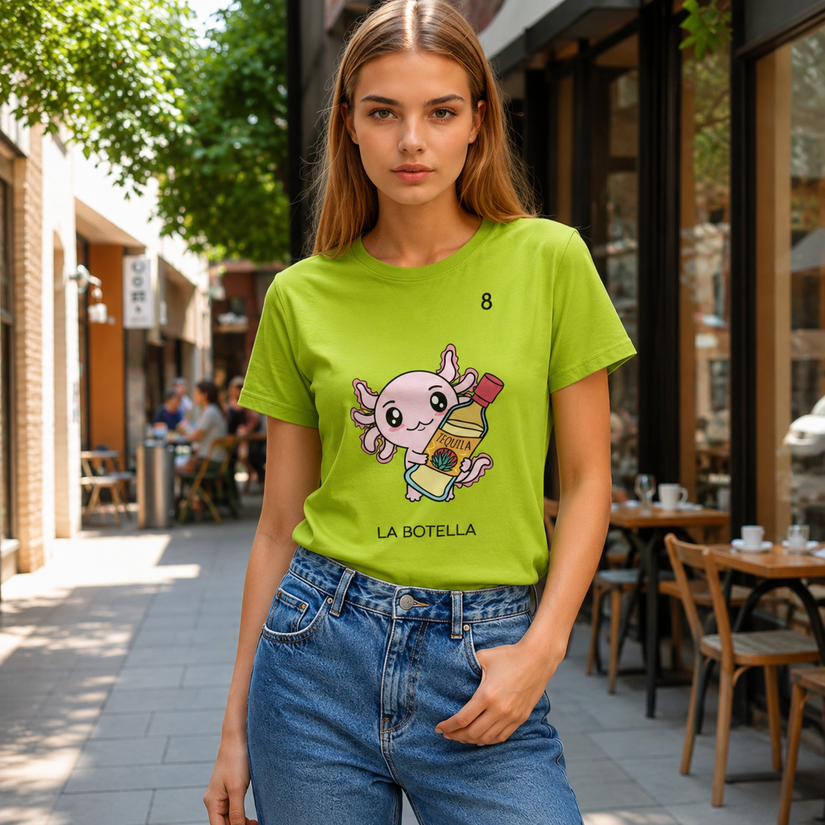 Playera Axoloteria La Botella