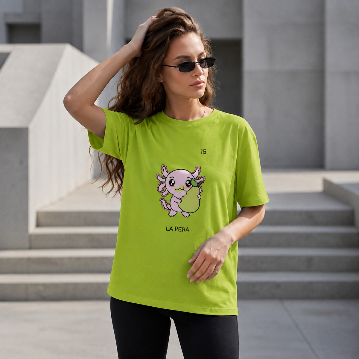 Playera Axoloteria La Pera Ajolote
