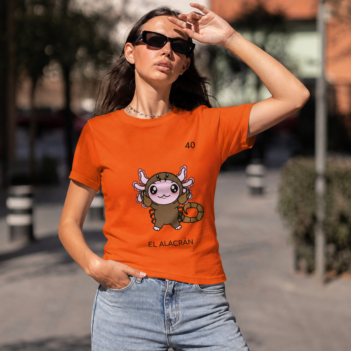 Playera Axoloteria El Alacran Ajolote