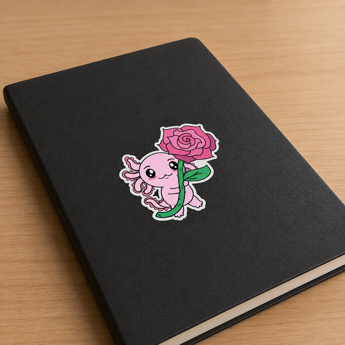 Sticker Axoloteria La Rosa Ajolote