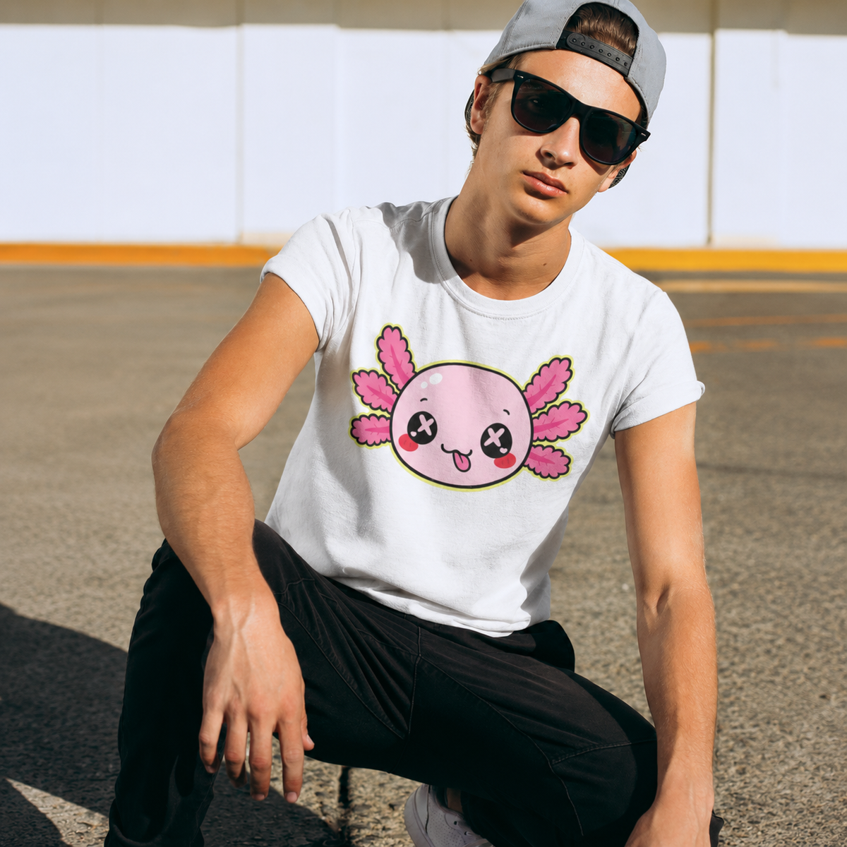 Playera Ajolotito Emoji