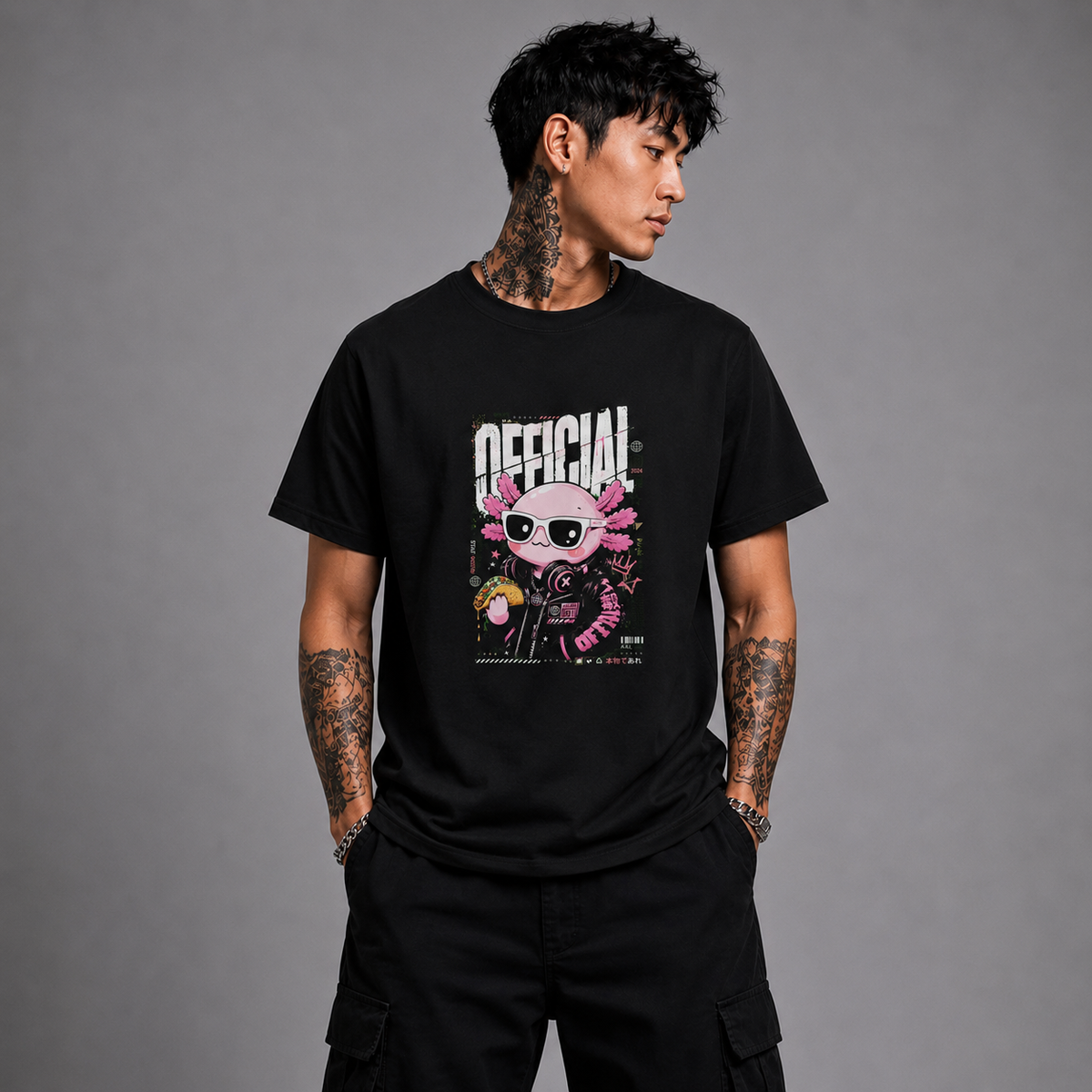 Playera Ajolotito Oficial