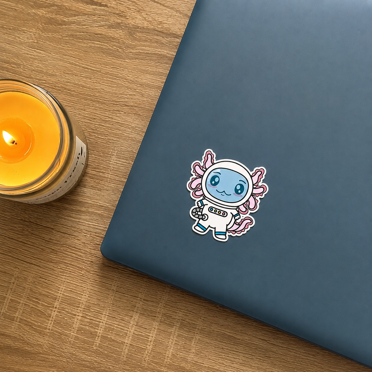 Sticker Axolotzin Astronauta Ajolote