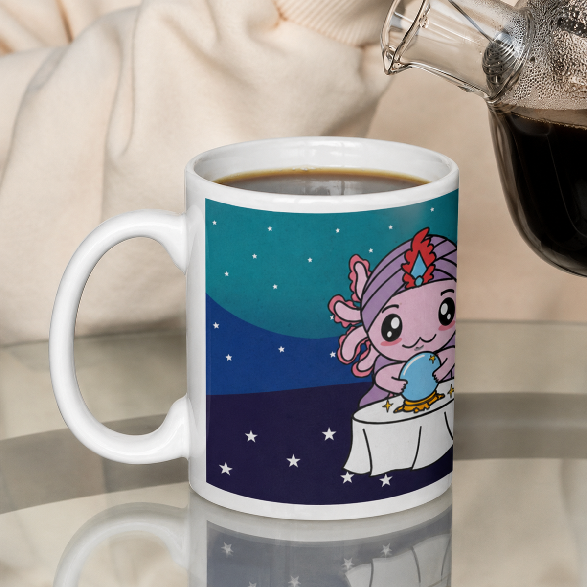 Taza Vers. 2 Axolotzin Horóscopos Adivino Ajolote