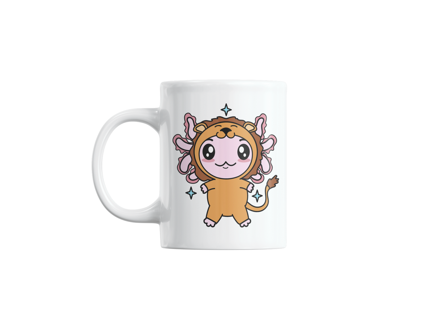 Taza Axolotzin Horóscopos Leo Ajolote