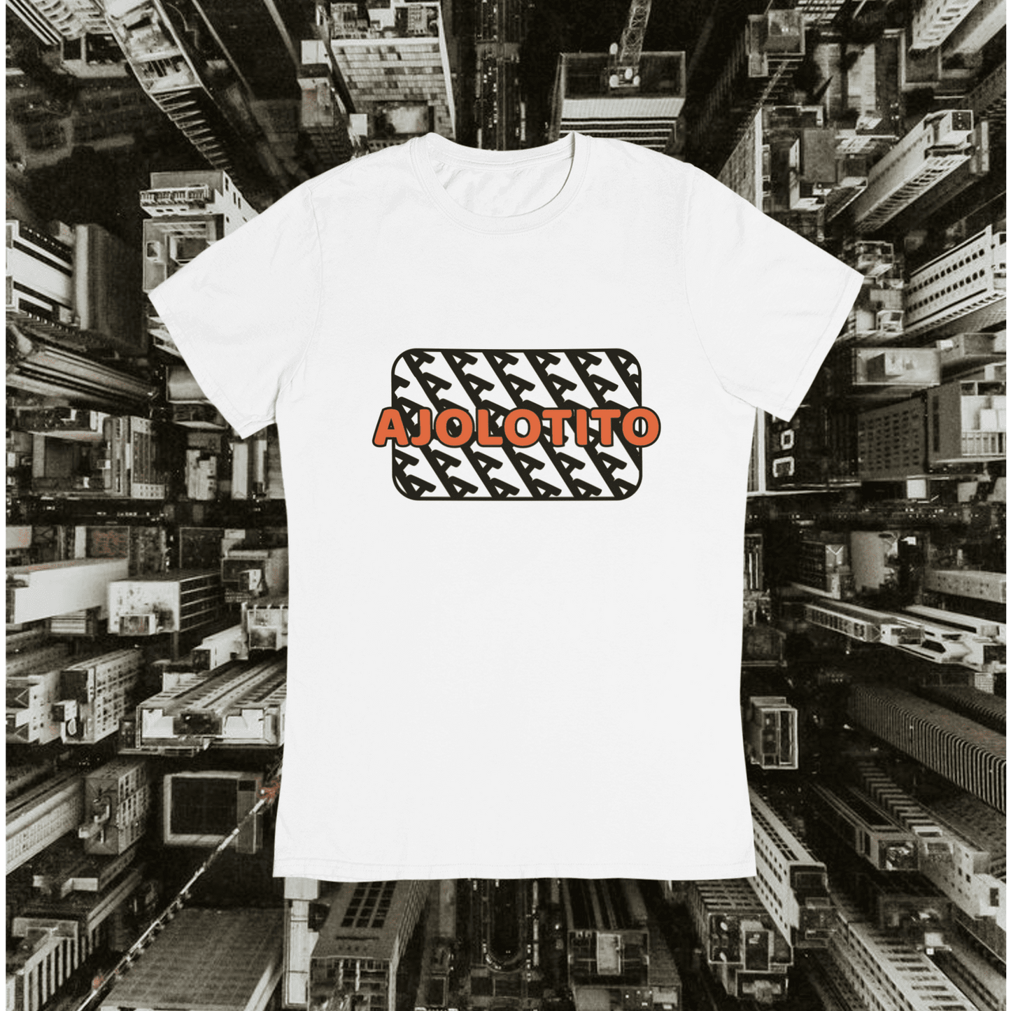 Playera Urbana Letras Ajolotito 3 Ajolote Adulto E Infantil