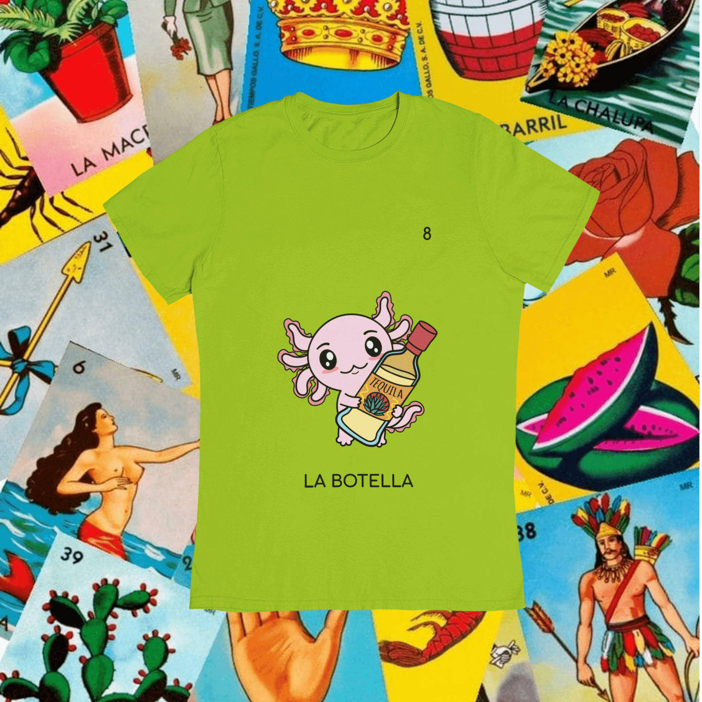 Playera Axoloteria La Botella