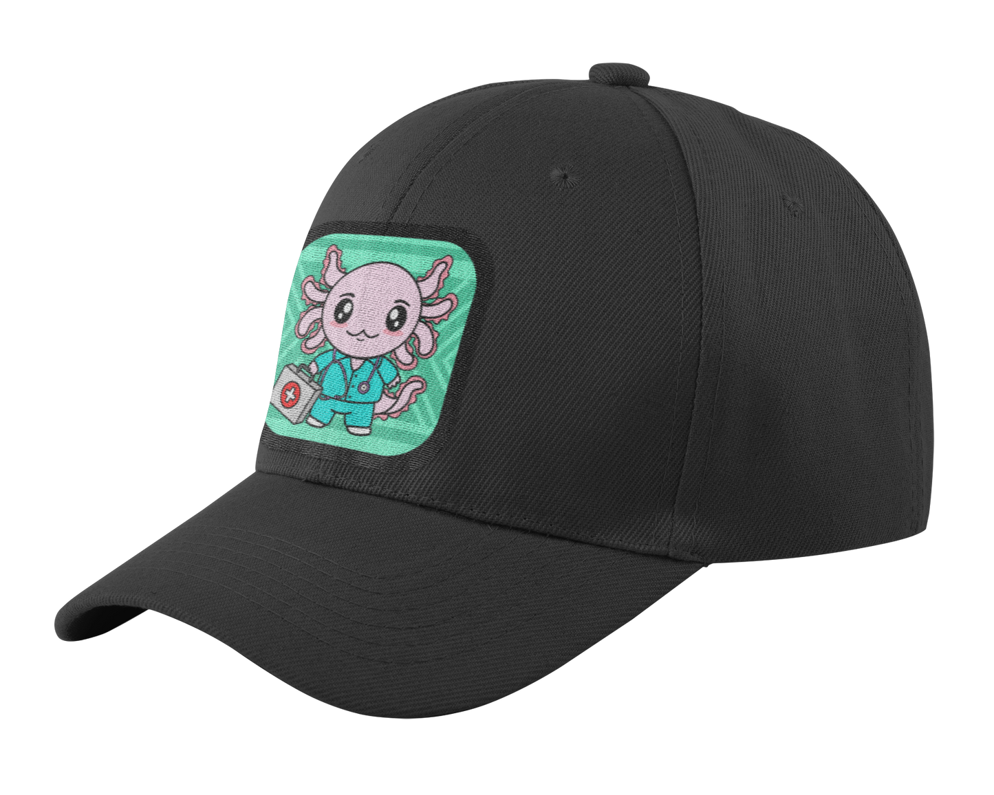 Gorra Unisex Curva Axolotzin Enfermero