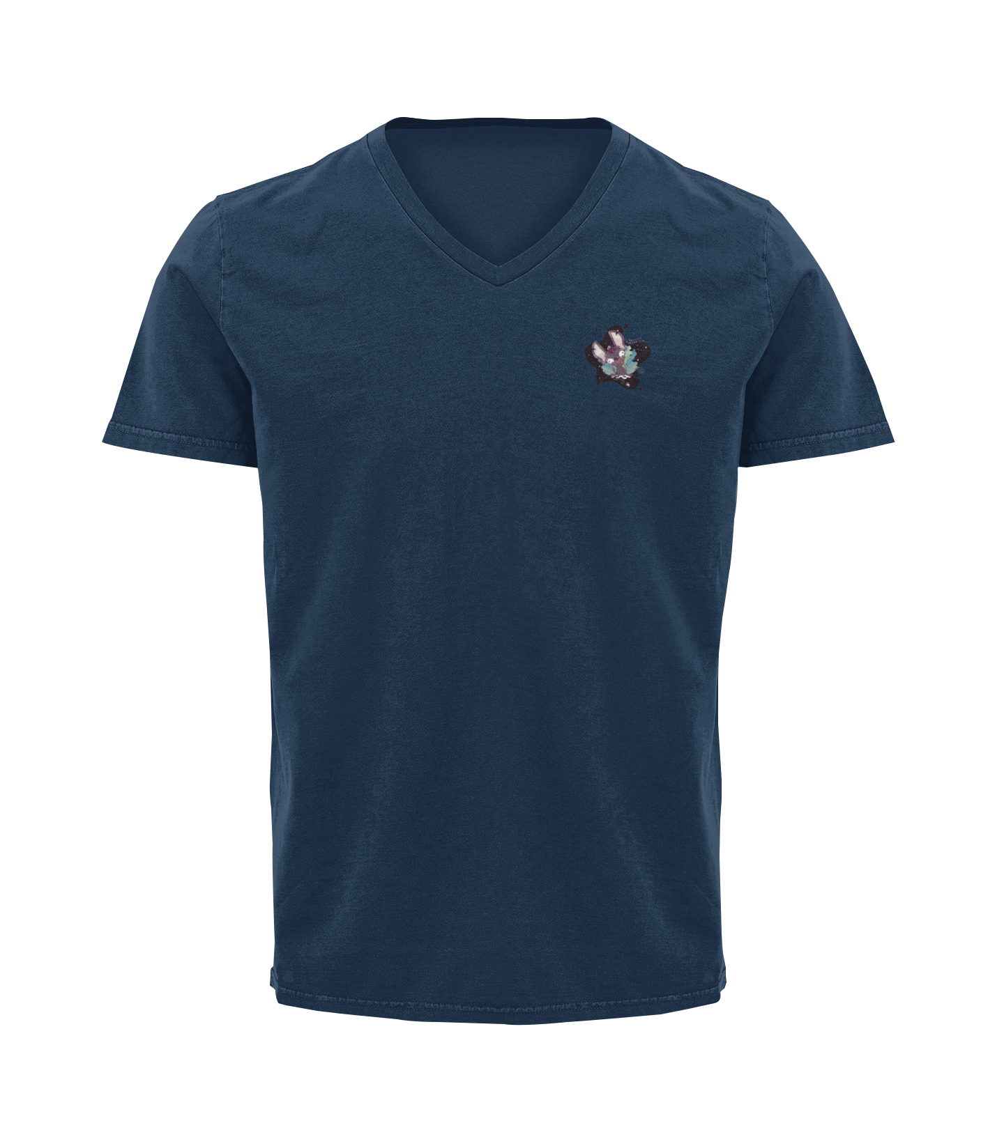 Playera Cuello V Ajolotito Xolo Mirari Chan