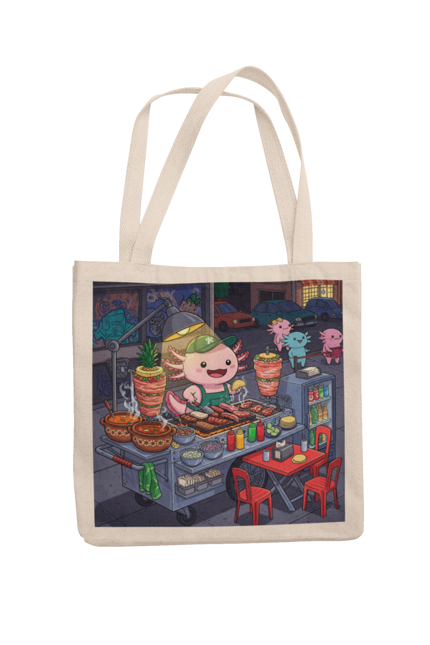 BOLSA TOTE PUESTO TAQUERO AJOLOTE