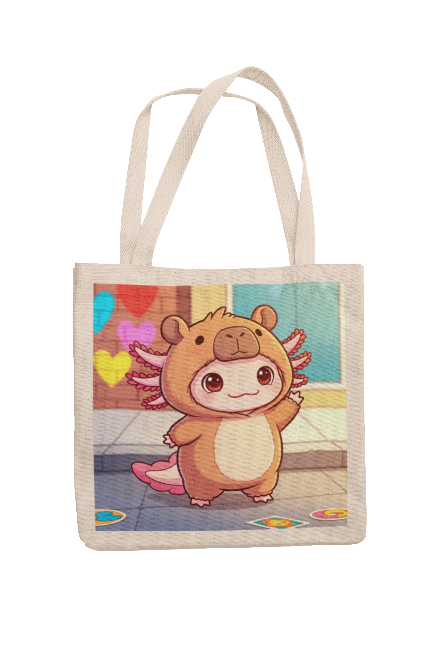 BOLSA TOTE AJOLOTE CAPIBARA