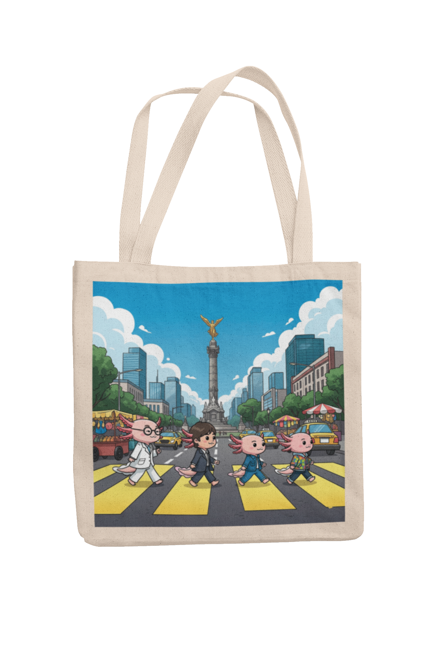 BOLSA TOTE MEXICO ROAD AJOLOTITO