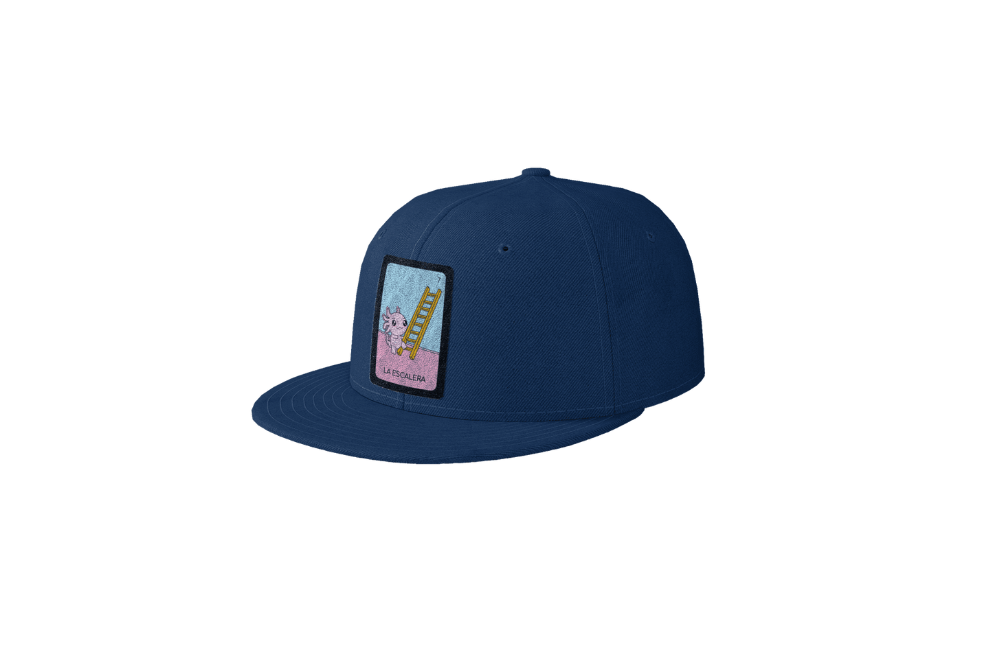 Gorra Unisex Plana Axoloteria La Escalera Ajolote