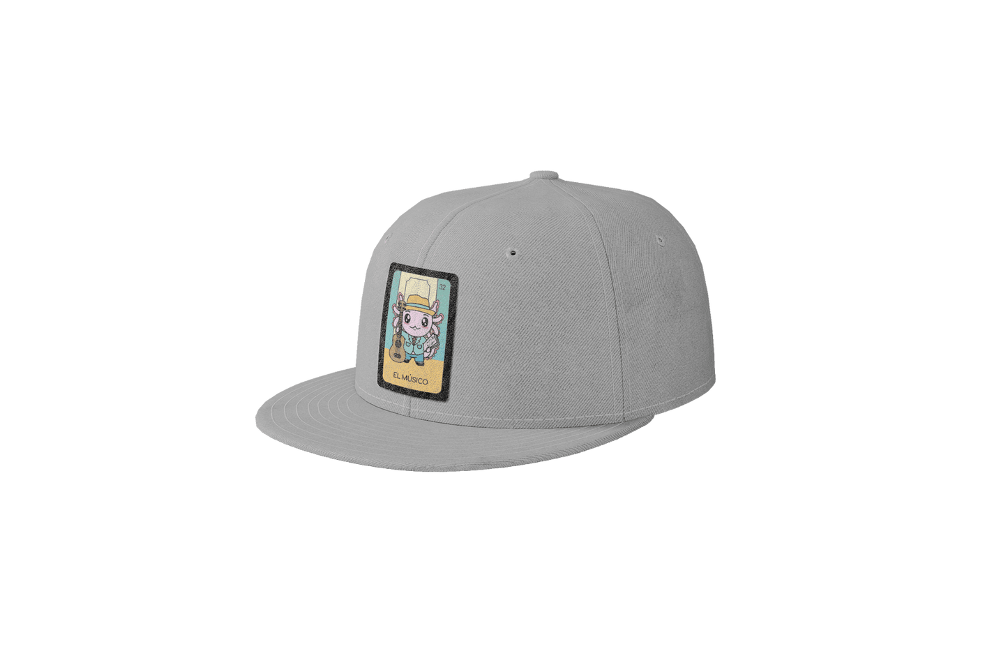 Gorra Unisex Plana Axoloteria El Musico Ajolote