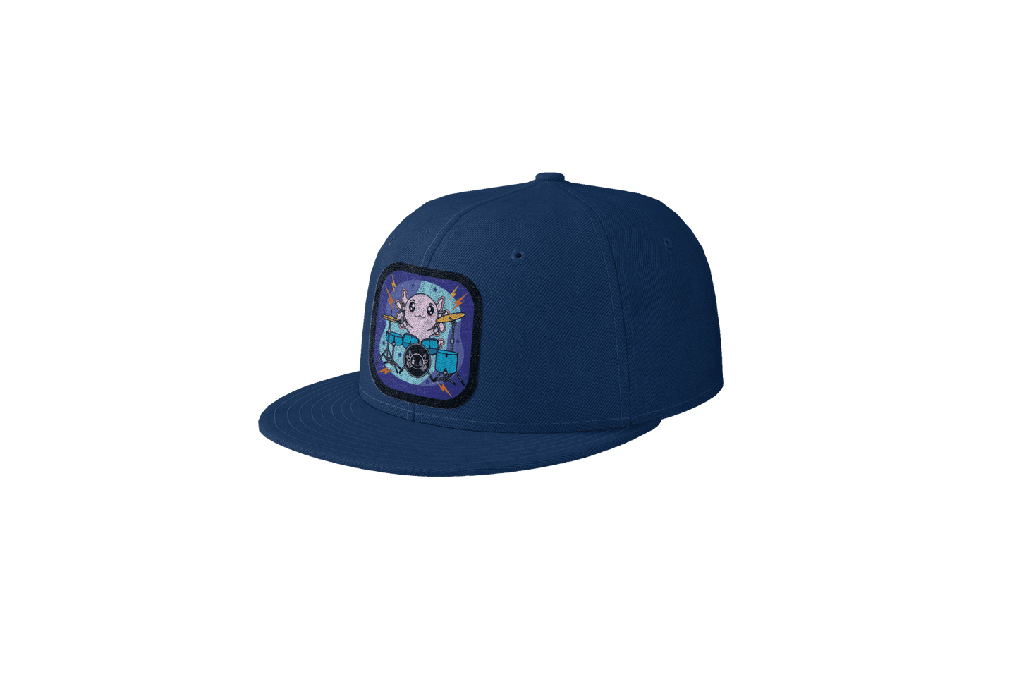Gorra Unisex Plana Axolotzin Baterista