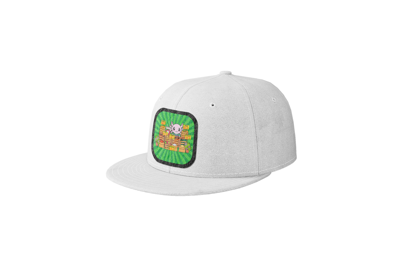 Gorra Unisex Plana Axolotzin Marchante