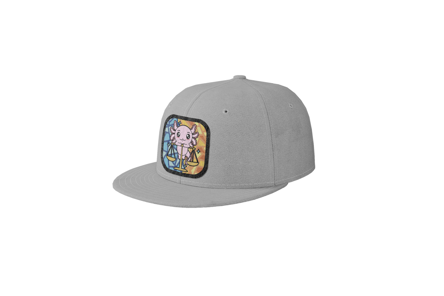 Gorra Unisex Plana Axolotzin Horoscopos Libra Ajolote