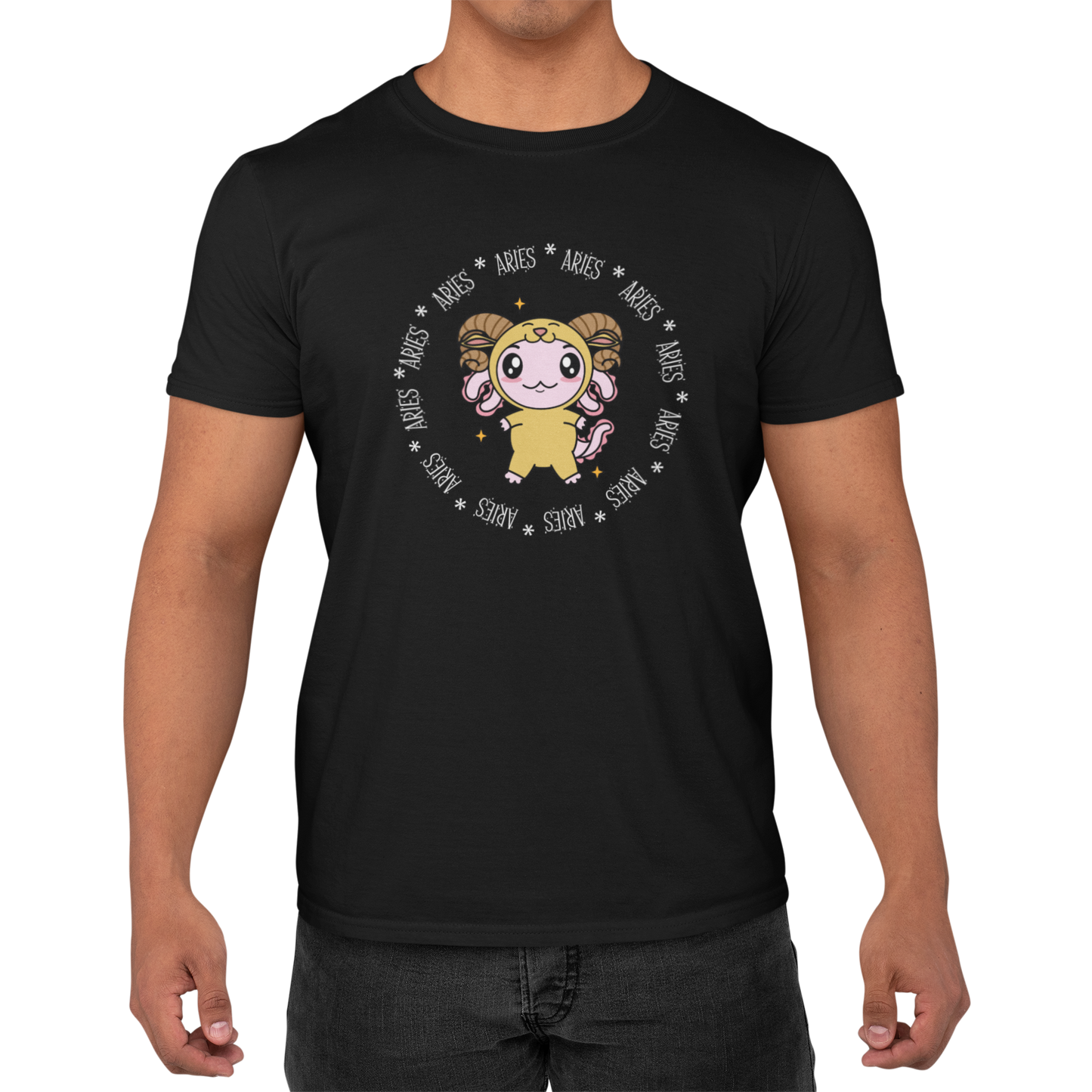 Playera Axolotzin Horoscopos Aro Aries Ajolote Adulto E Infantil