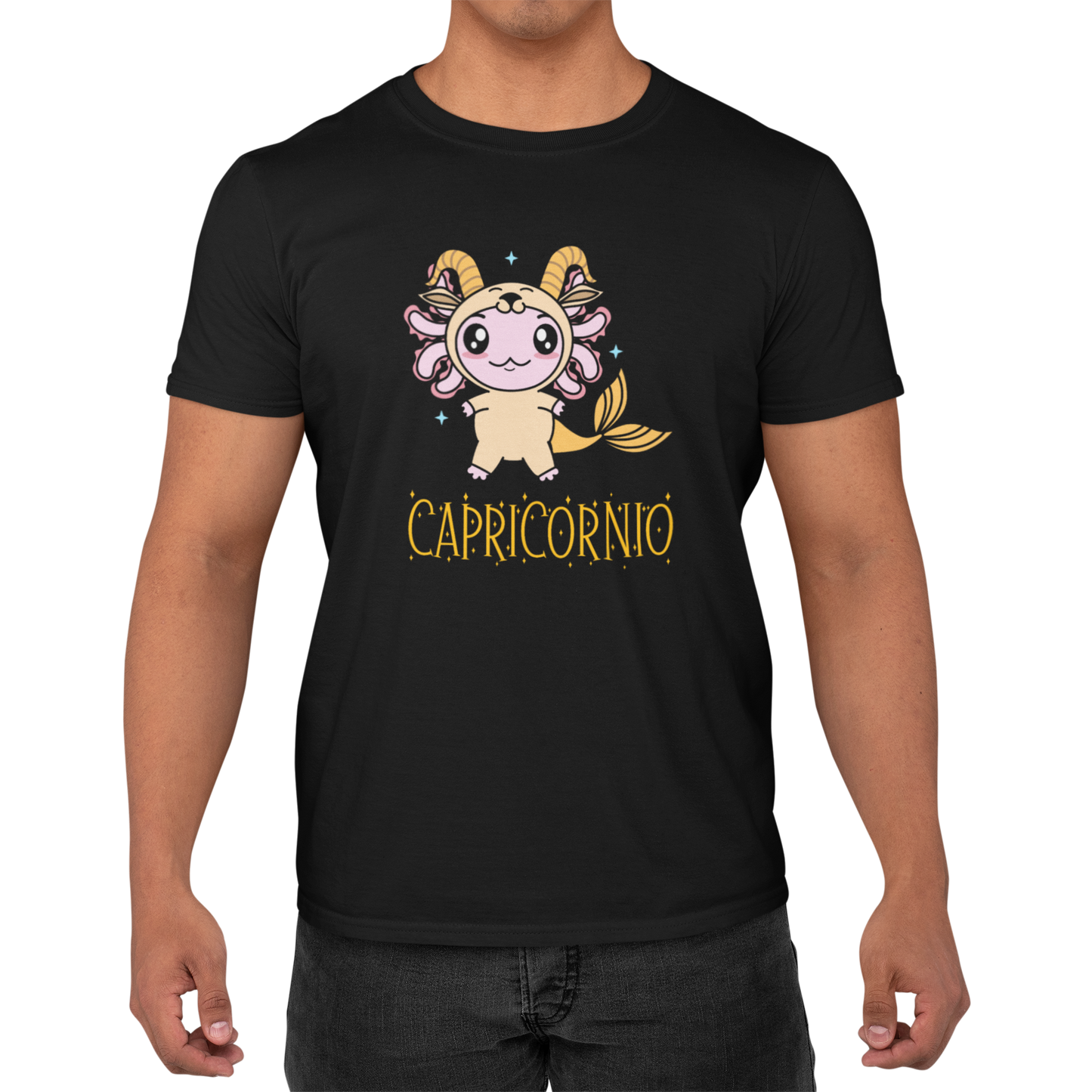 Playera Axolotzin Horoscopos Nombre Capricornio Ajolote Adulto E Infantil
