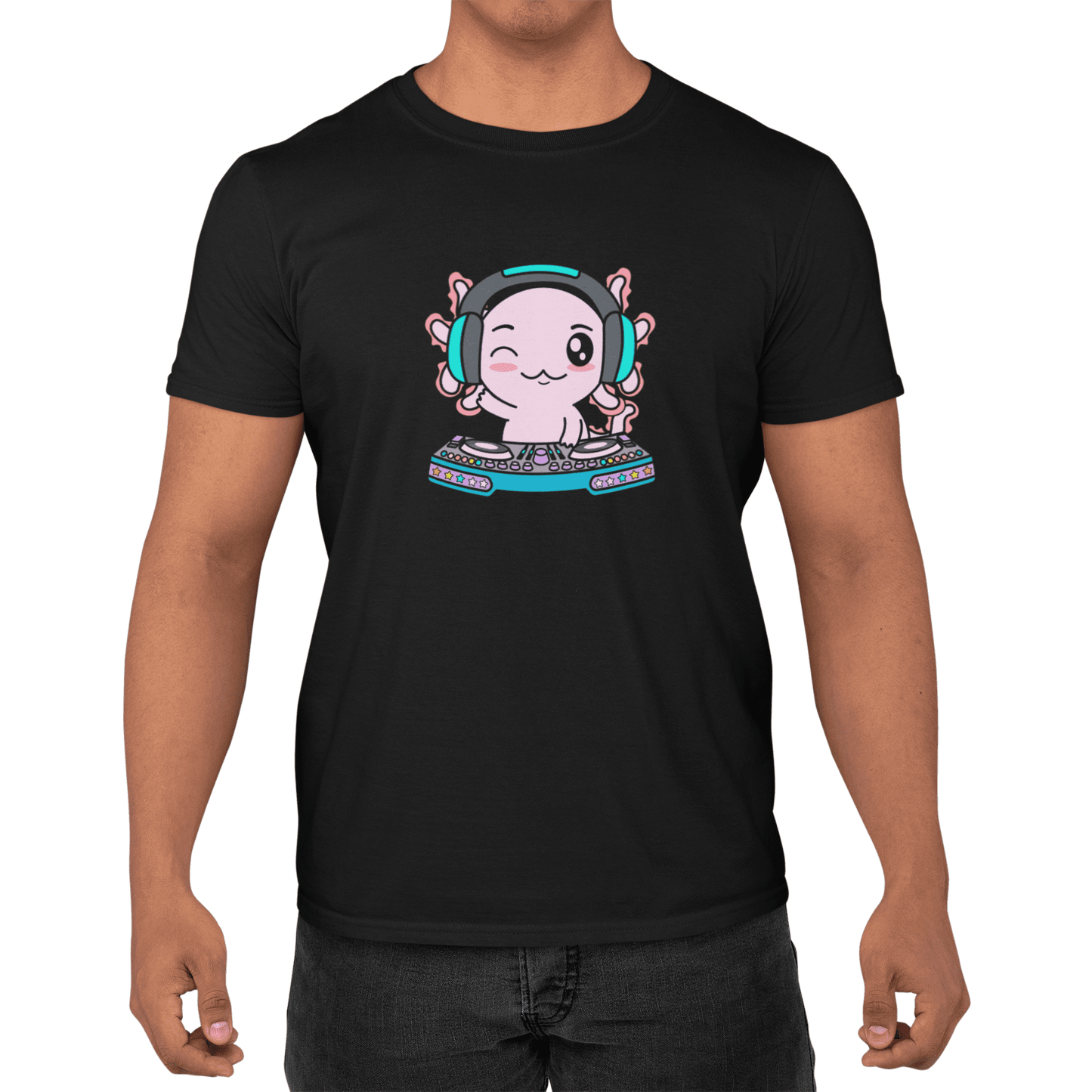 Playera Axolotzin Dj Ajolote Adulto E Infantil