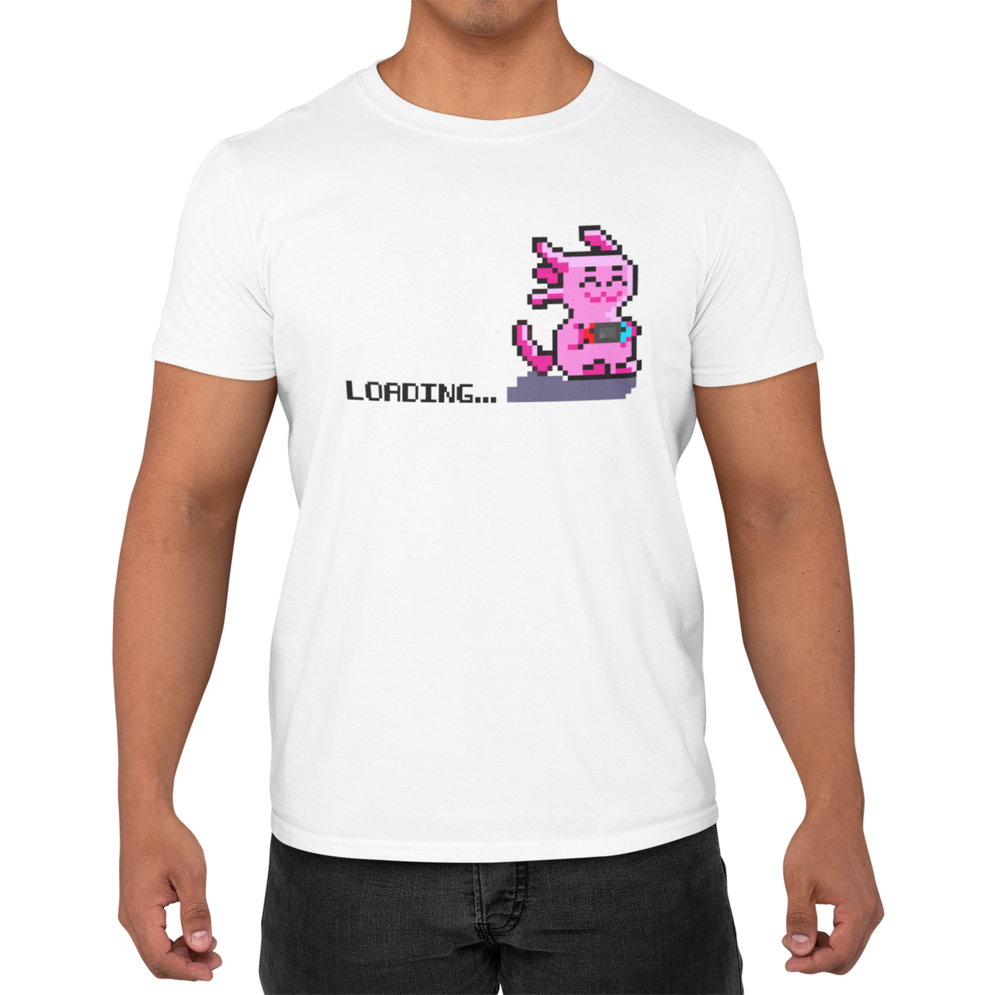 Playera Axolotl Loading Ajolote Adulto E Infantil