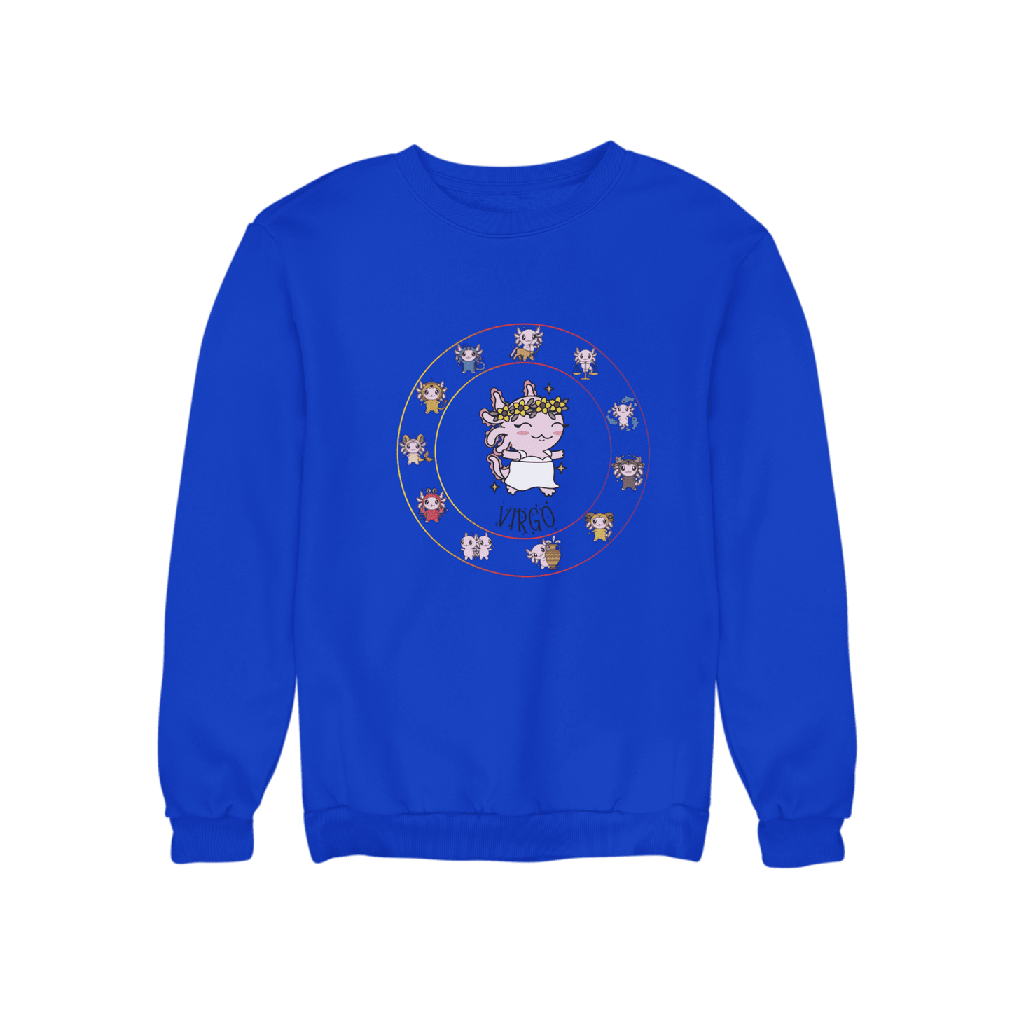 Sudadera Horóscopos Virgo Axolotzin Ajolote Unisex