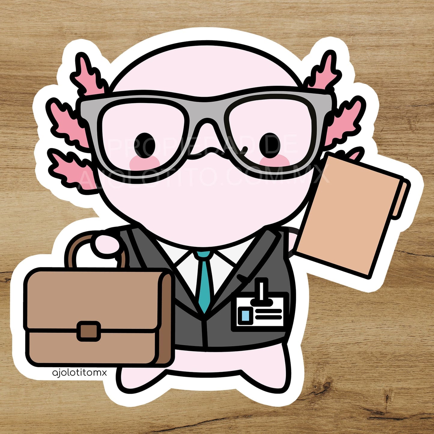 Sticker Ajolote Godin Xo The Monster