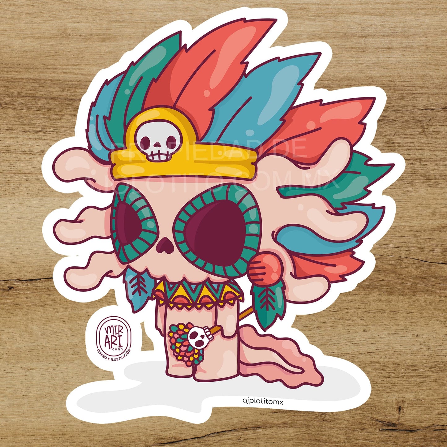 Sticker Mictlantecuhtli Mirari Chan