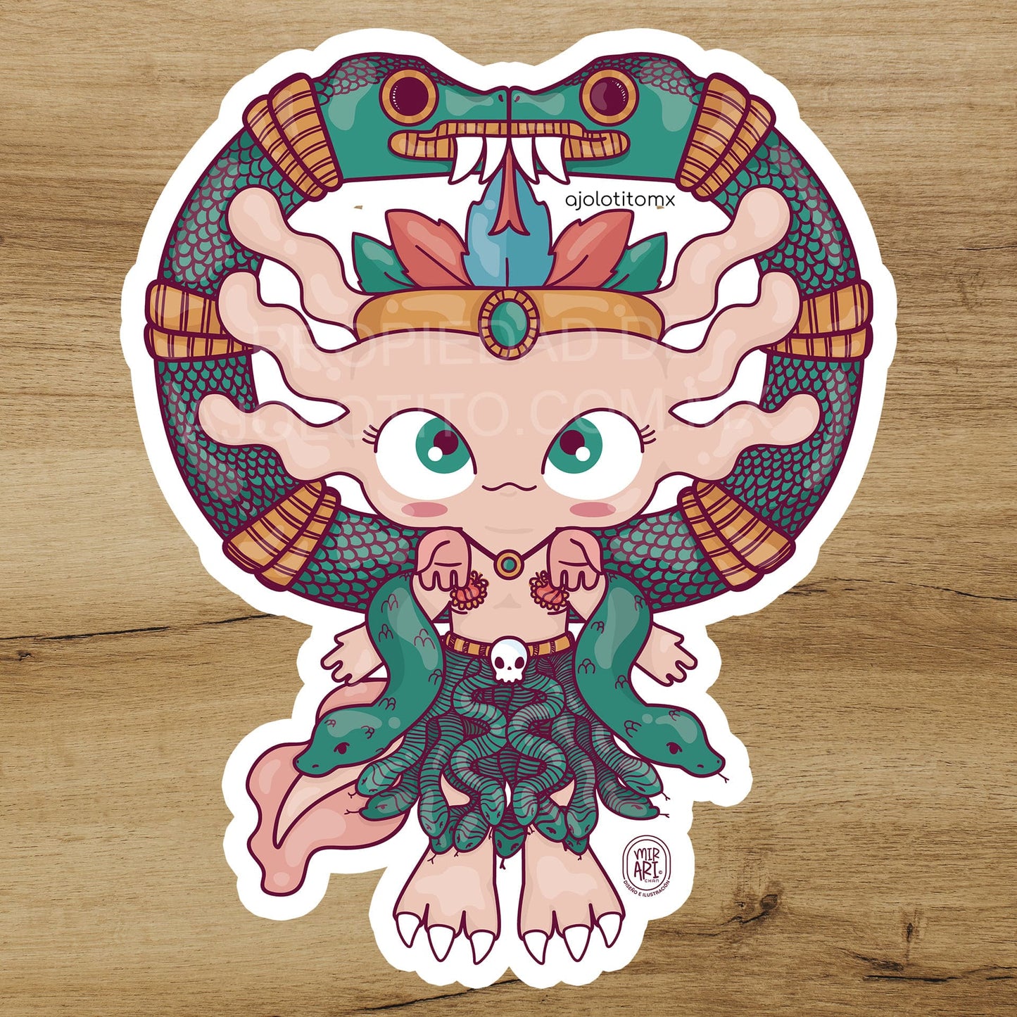 Sticker Coatlicue Mirari Chan