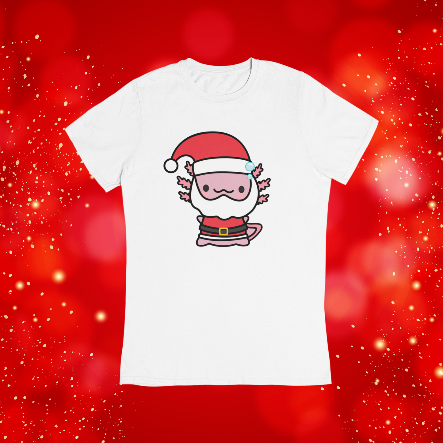 Playera Ajolote Santa Xo The Monster Adulto E Infantil