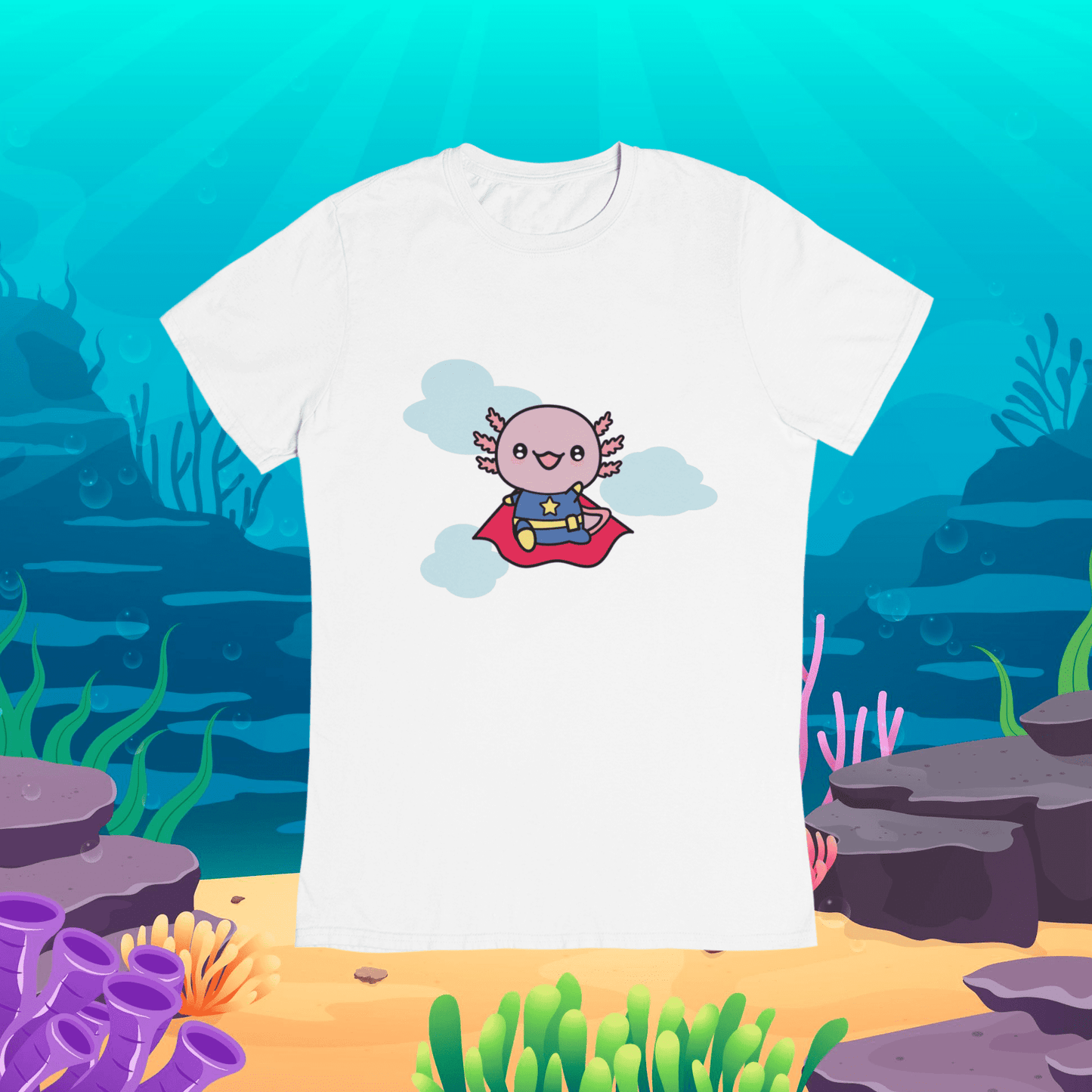 Playera Ajolote Super Heroe Xo The Monster Adulto E Infantil