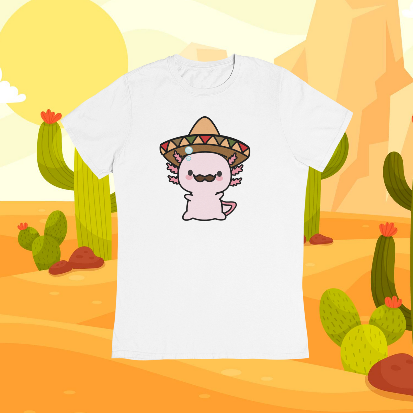 Playera Ajolote Mexicano Xo The Monster Adulto E Infantil