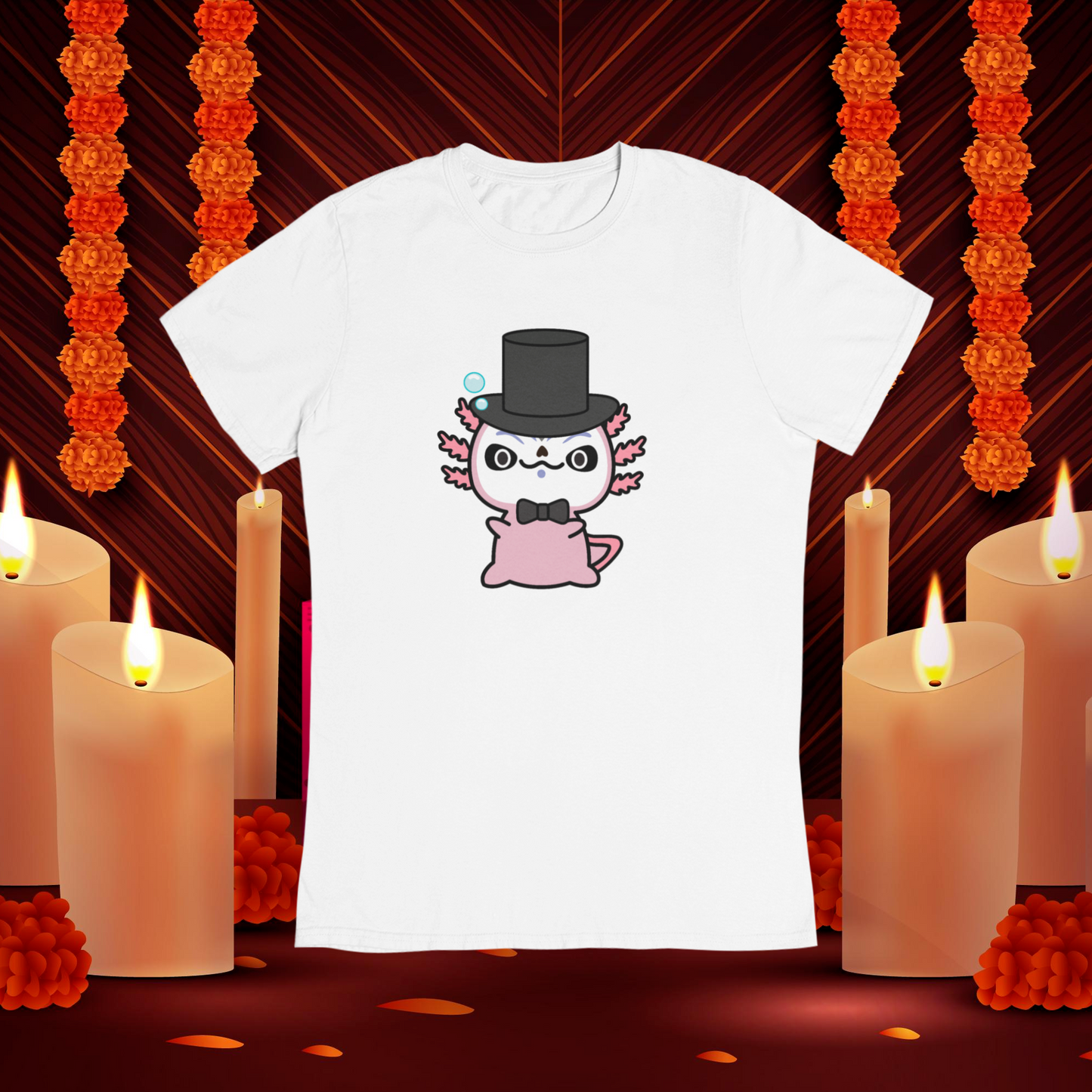 Playera Ajolote Catrin Xo The Monster Adulto E Infantil