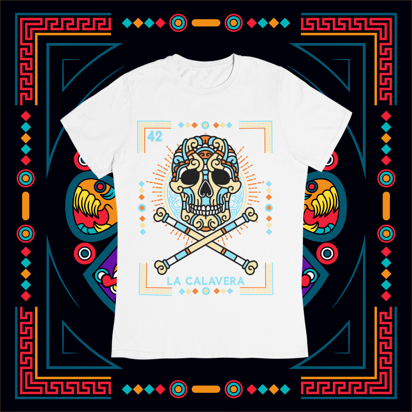 Playera Loteria La Calavera Adulto E Infantil