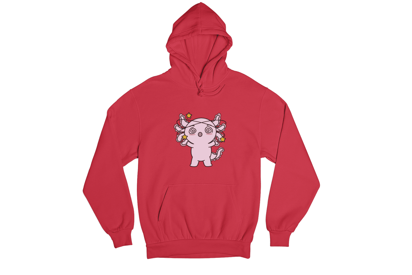 Hoodie Axolotzin Mareado Ajolote Unisex