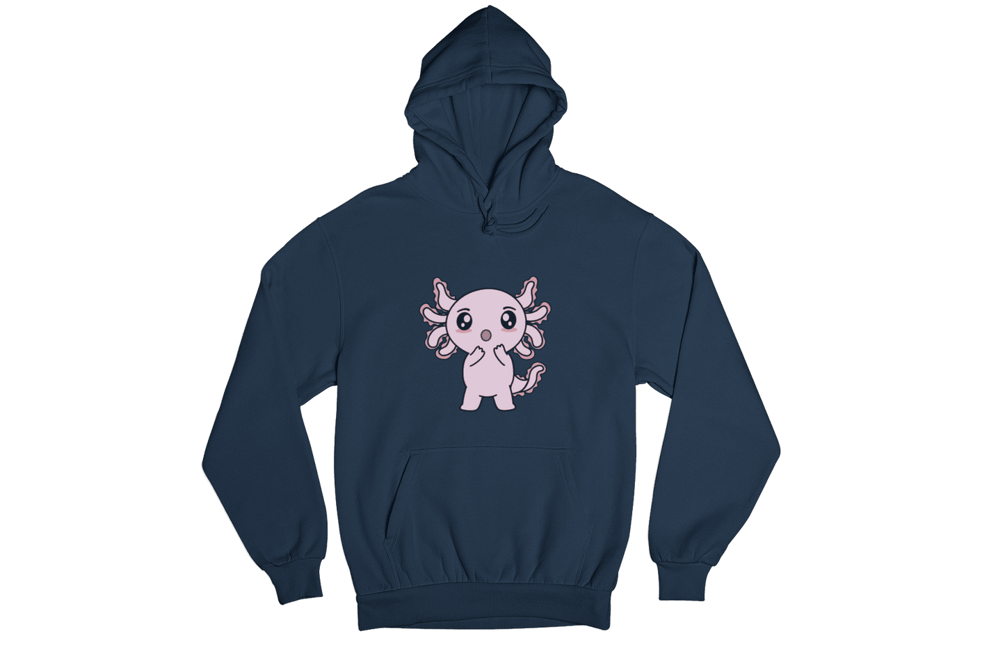Hoodie Axolotzin Sorprendido Ajolote Unisex