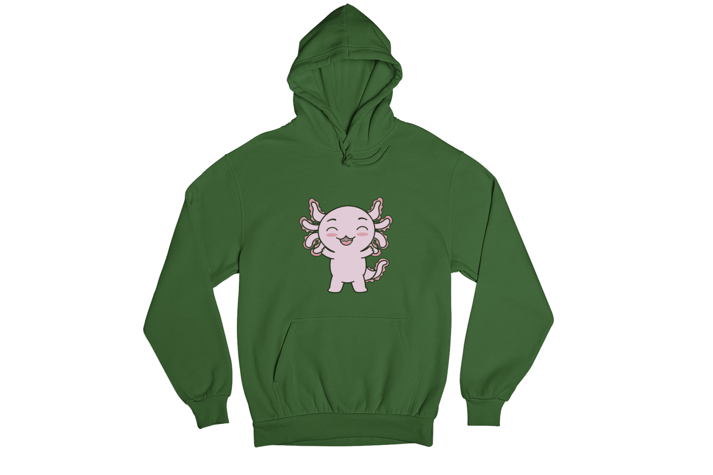 Hoodie Axolotzin Feliz Ajolote Unisex