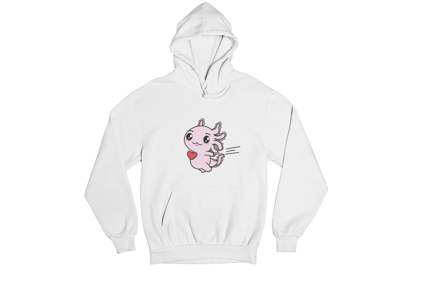 Hoodie Axolotzin Atraccion Ajolote Unisex