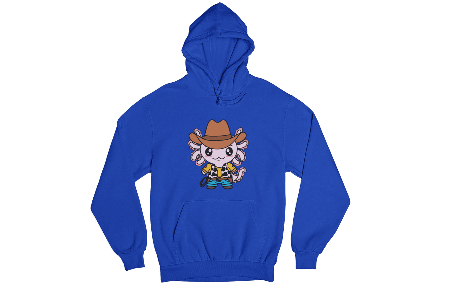 Hoodie Axolotzin Vaquero Ajolote Unisex