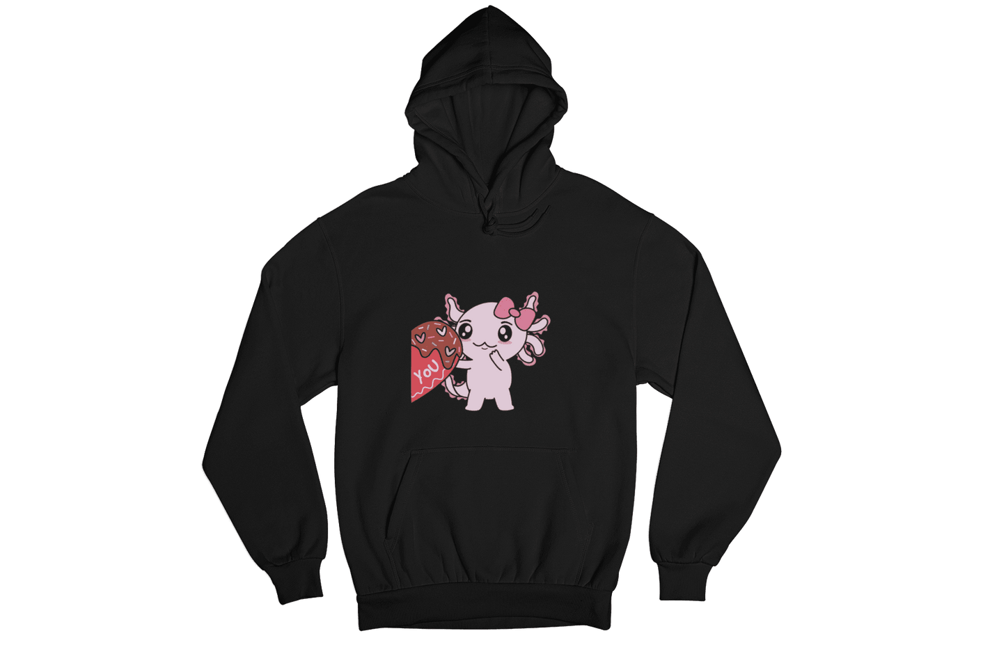 Hoodie Axolotzin Love You Ajolote Unisex