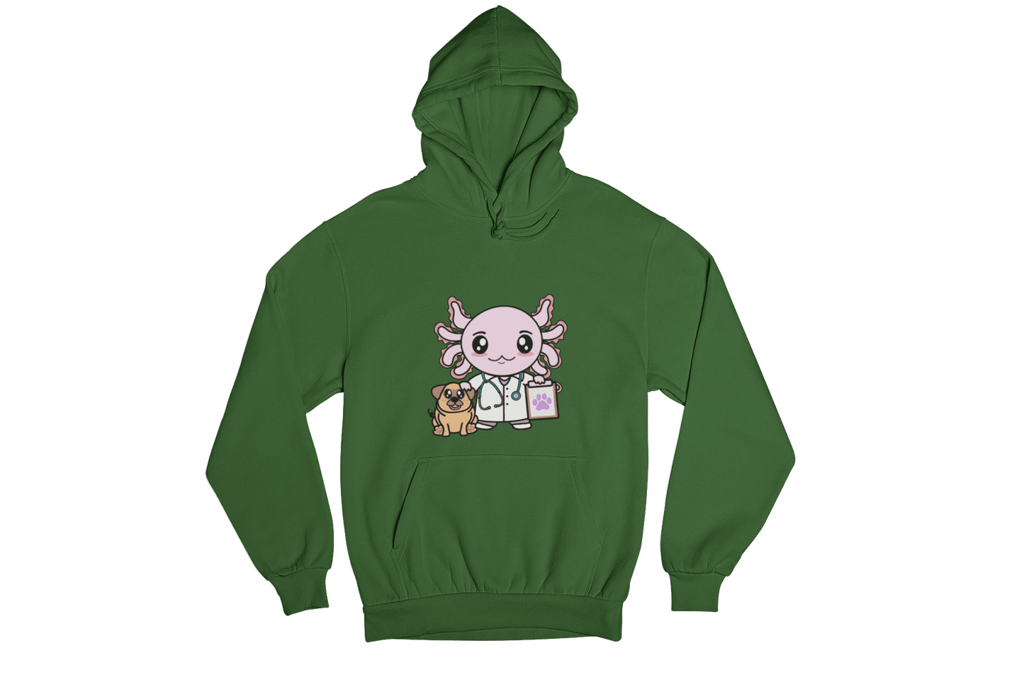 Hoodie Axolotzin Veterinario Ajolote Unisex