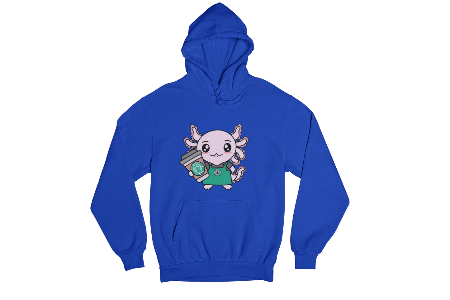 Hoodie Axolotzin Barista Ajolote Unisex