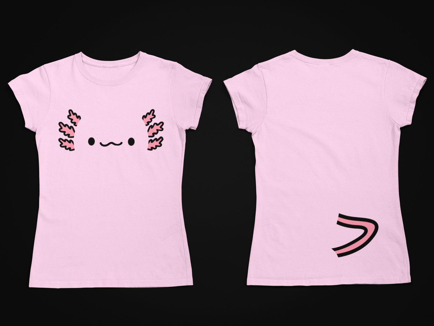 Playera Cara Ajolotito Adulto